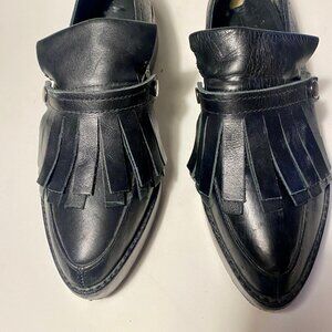 Tibi oxford loafer with fringe